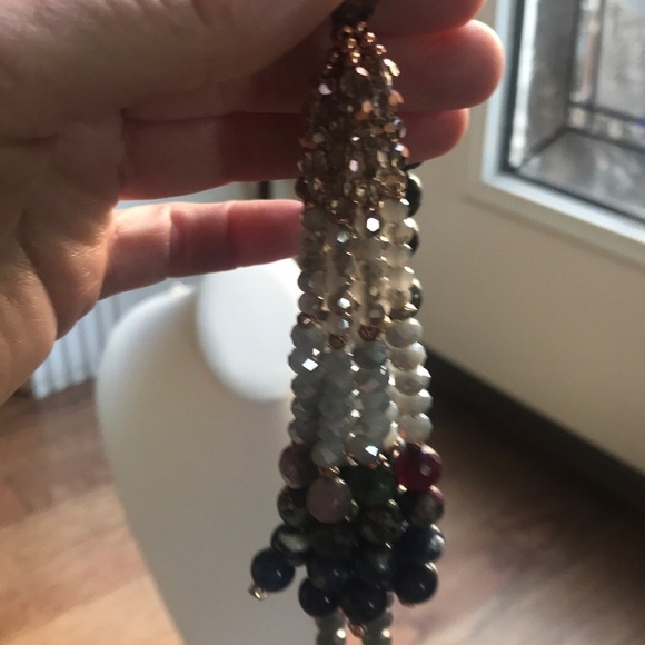 Wonderful Anthropologie Long Multi-Stone Necklace - Picture 6 of 8